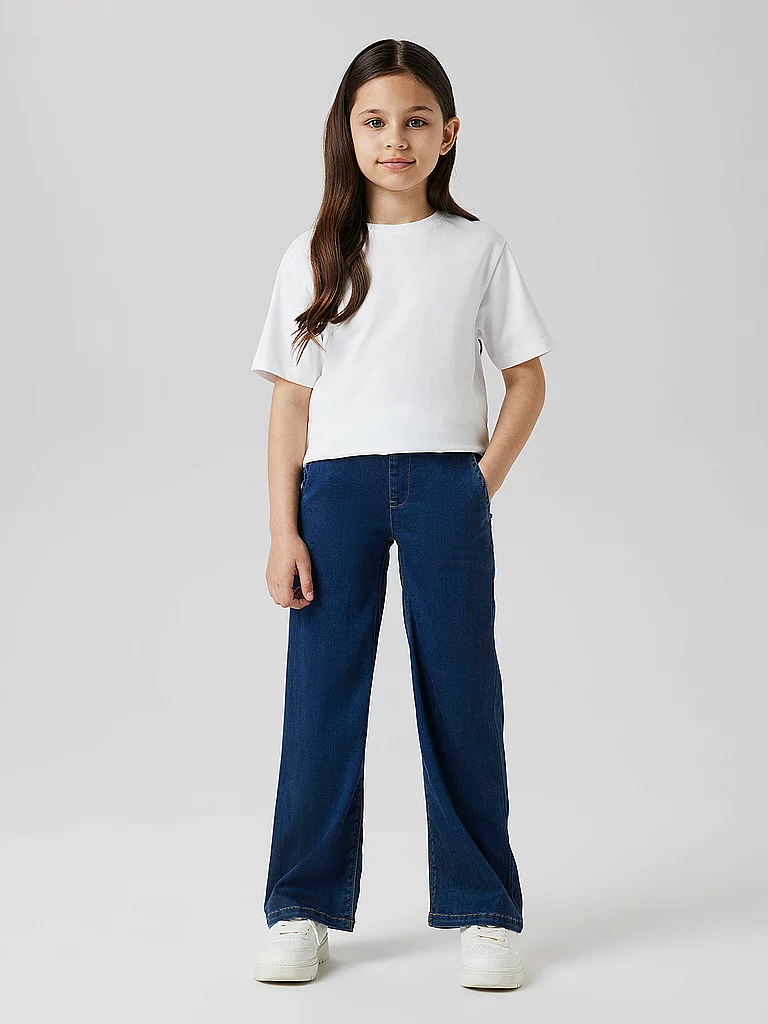 name it MäDchen Jeans Wide Fit Nkfsalli Dunkelblau | 92